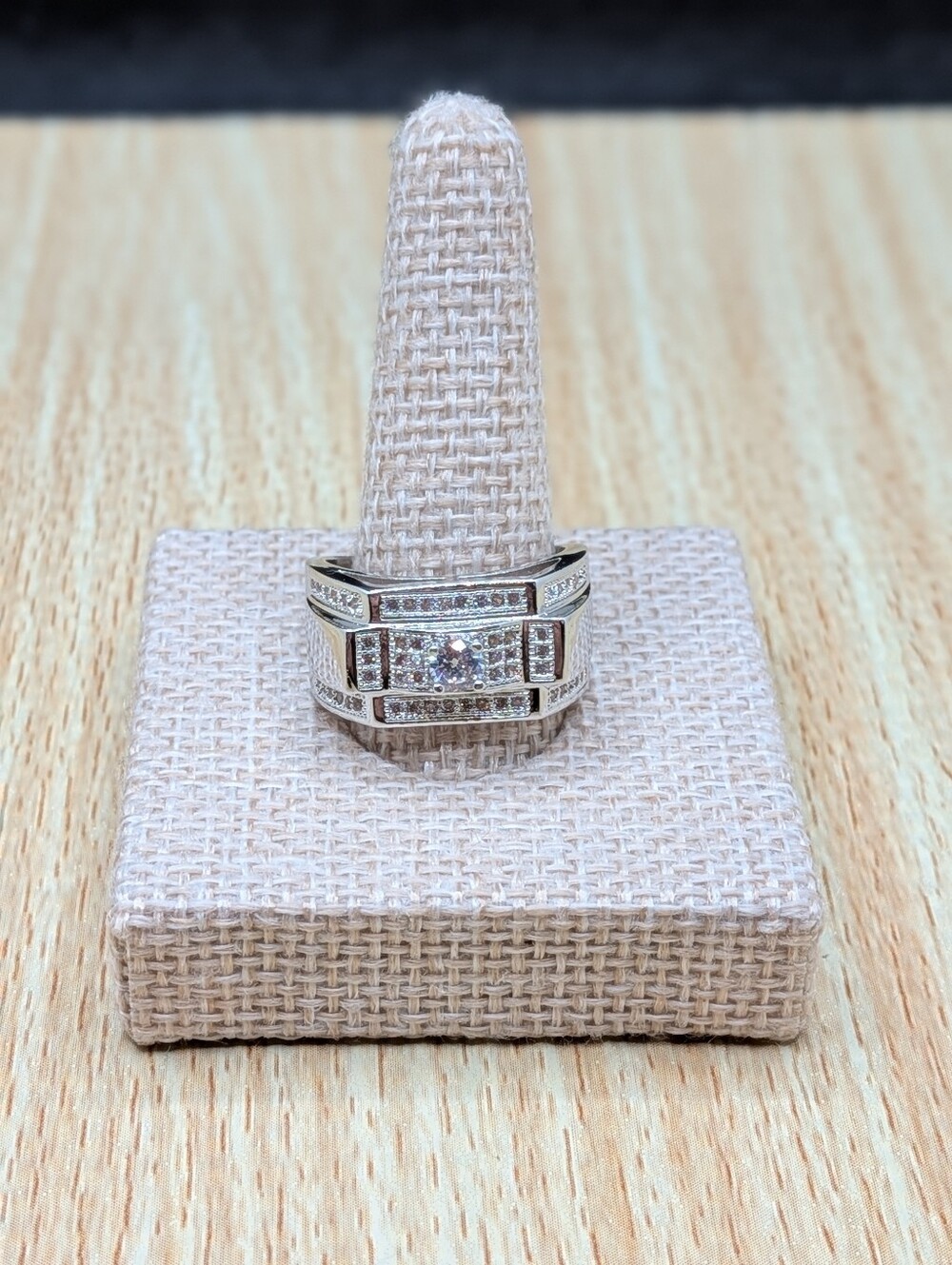 Men's Silver Statement Ring